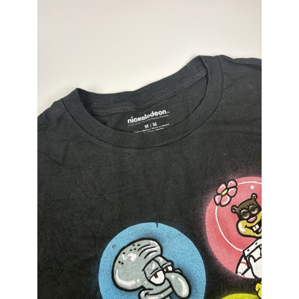 Nickeloden Spongebob Squarepants Stephen Hillenberg T-Shirt Men's Medium‎ Black